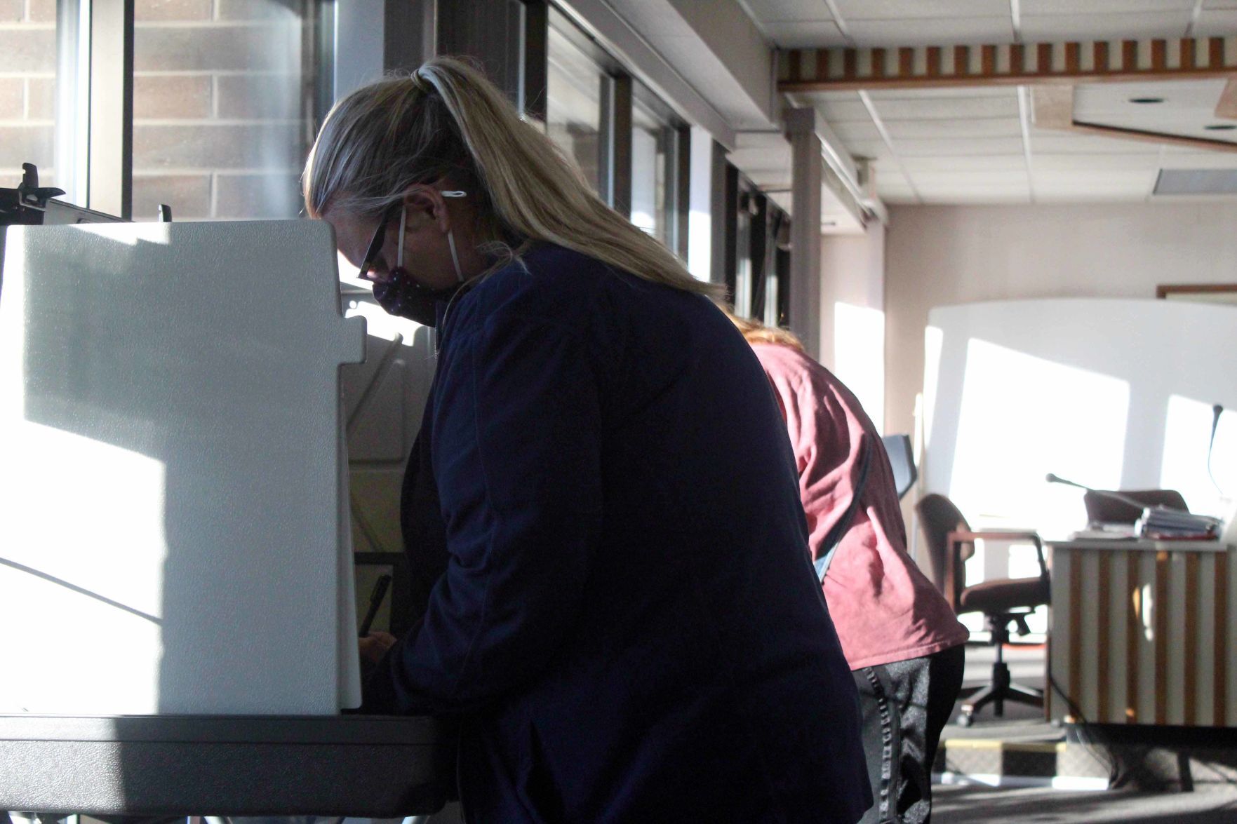 Voters cast ballot